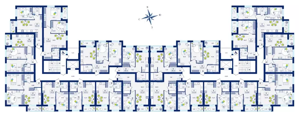 1-к кв. Калининградская область, Зеленоградск  (34.71 м) - Фото 2