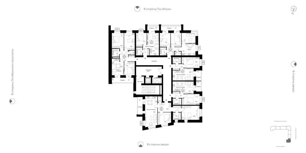 3-комнатная квартира: Сыктывкар, Октябрьский проспект, 137 (82.5 м) - Фото 1