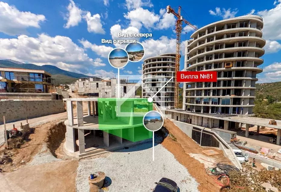 Коттедж в Крым, Алушта муниципальный округ, с. Виноградное ул. ... - Фото 2