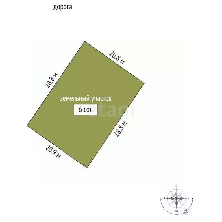 Участок в Крым, Кировский район, Журавское с/пос, с. Видное ул. ... - Фото 2