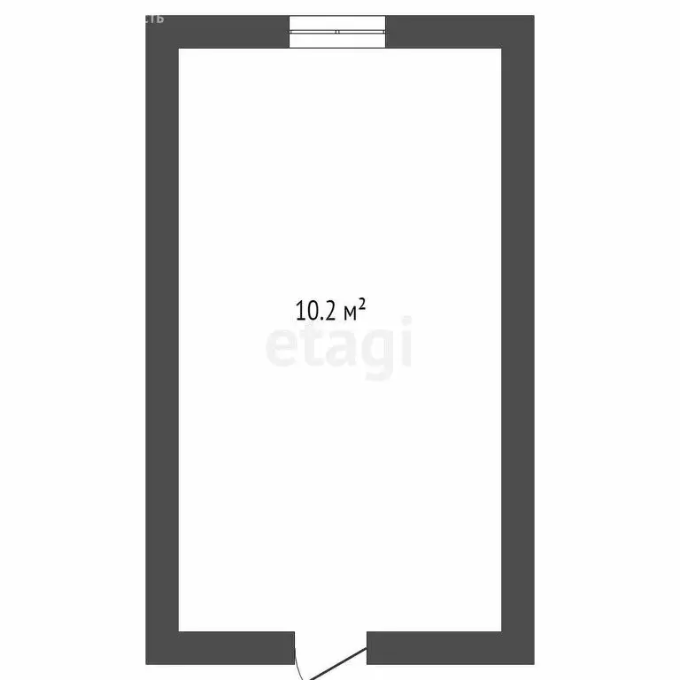 1к в -комнатной квартире (10.2 м) - Фото 1