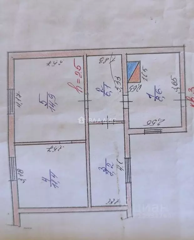 2-к кв. Пензенская область, Бессоновский район, с. Чертково ... - Фото 2