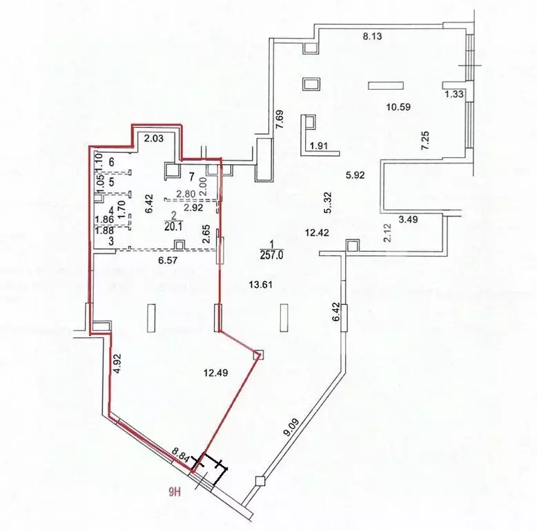Помещение свободного назначения в Москва Каширский проезд, 25к2 (100 ... - Фото 2