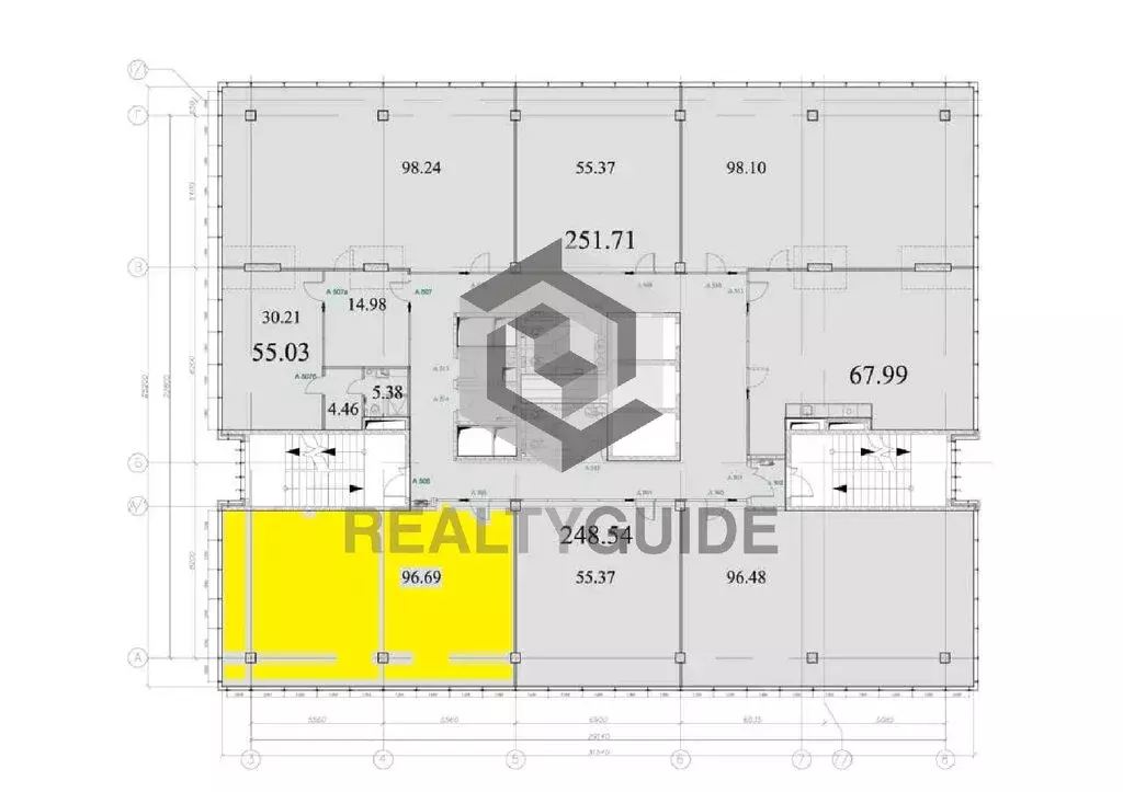 Офис (96.69 м) - Фото 1