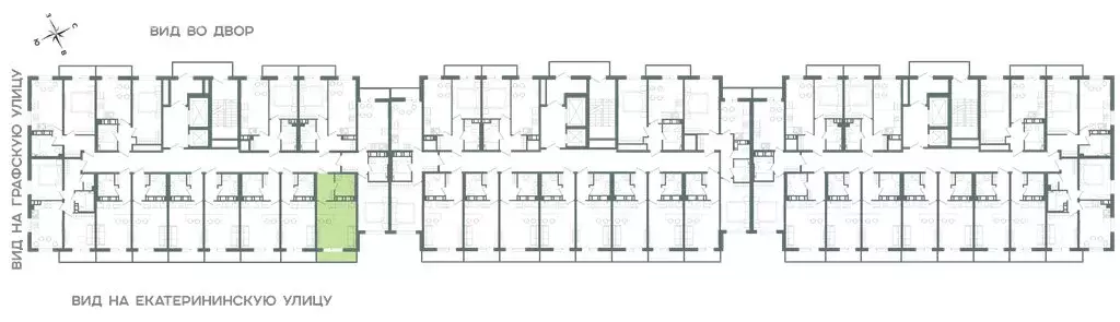 1-комнатная квартира: Мурино, Екатерининская улица, 11 (22.7 м) - Фото 1