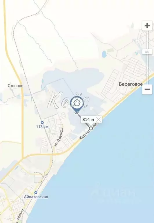 Участок в Крым, Феодосия ул. Евпаторийская, 16 (6.0 сот.) - Фото 1
