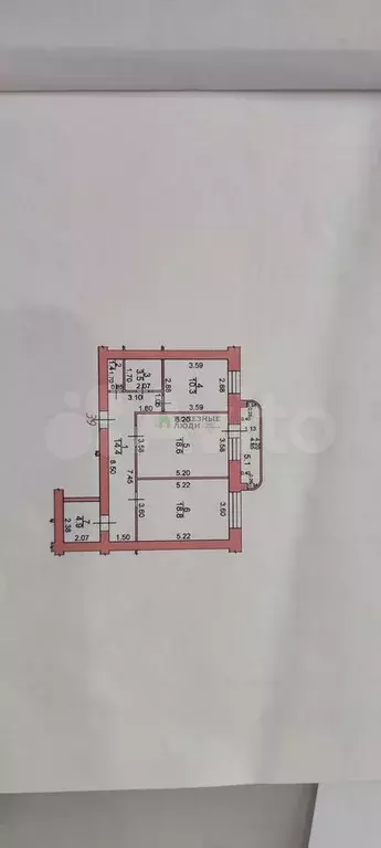 2-к. квартира, 71,9 м, 8/10 эт. - Фото 0