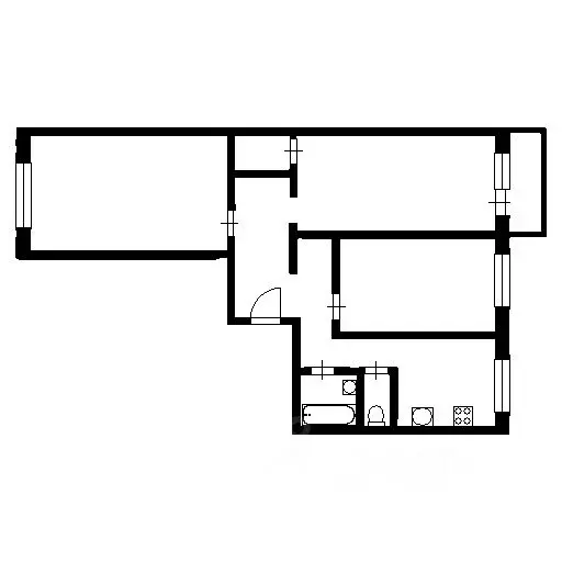 3-к кв. Санкт-Петербург просп. Культуры, 17 (73.0 м) - Фото 1