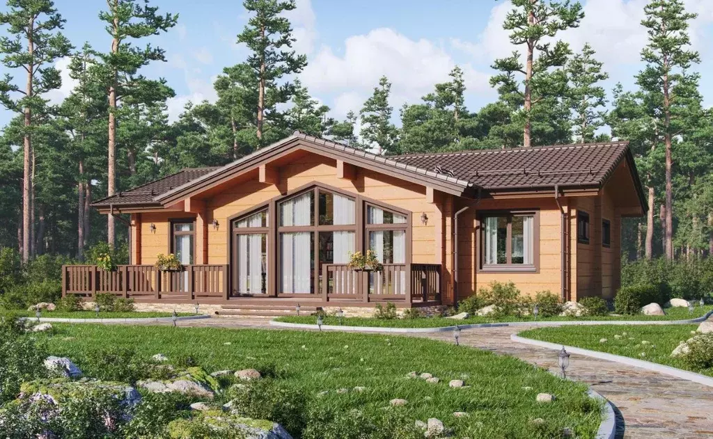 Коттедж в Ленинградская область, Приозерский район, Ромашкинское ... - Фото 2