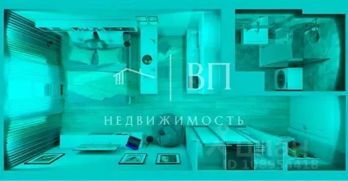 Студия Санкт-Петербург Витебский просп., 101к1 (24.3 м) - Фото 2