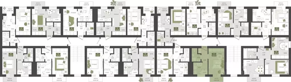 1-к кв. Калининградская область, Гурьевск  (23.93 м) - Фото 2