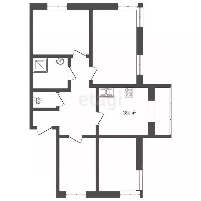 4-к кв. Ставропольский край, Пятигорск ул. Пестова (120.0 м) - Фото 2