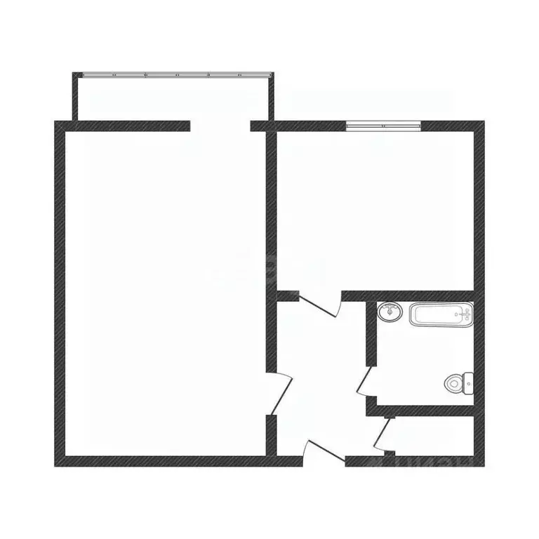 1-к кв. Алтайский край, Бийск Красноармейская ул., 180 (38.5 м) - Фото 2