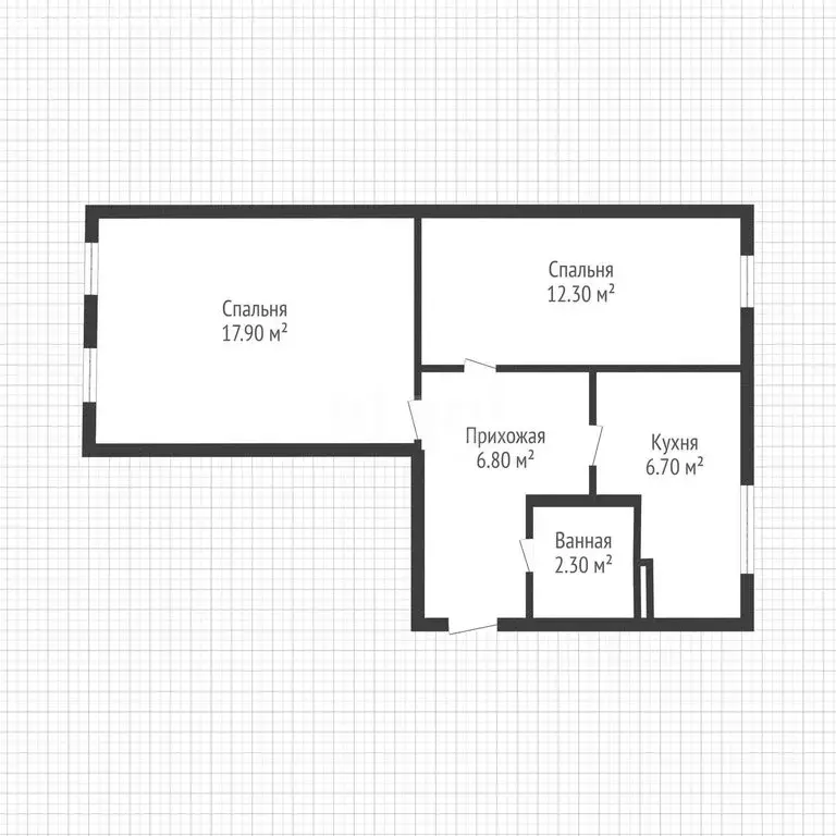 2-комнатная квартира: Кореновск, Тимашевская улица, 12 (46.5 м) - Фото 1