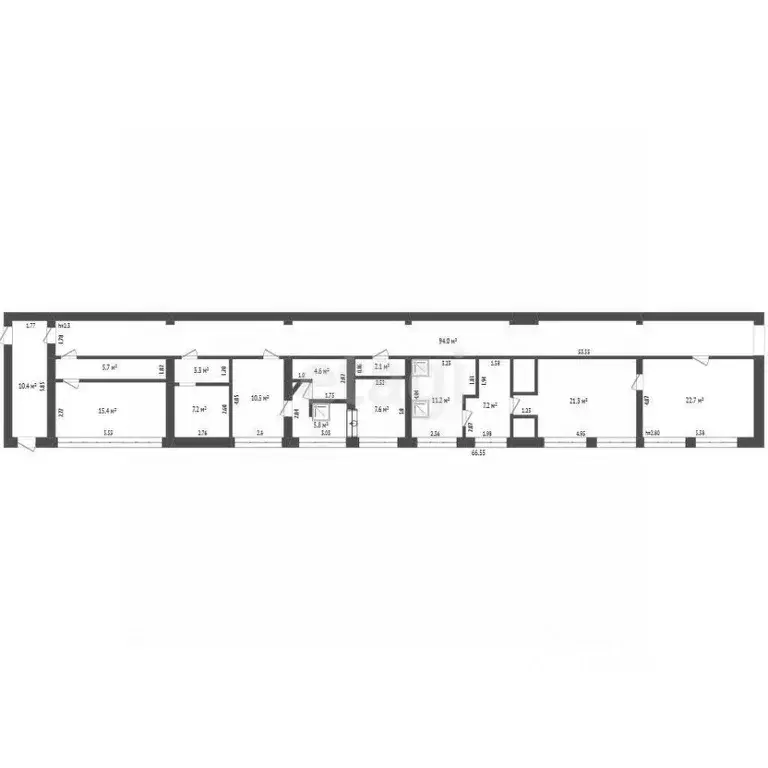 Помещение свободного назначения в Крым, Ялта ш. Южнобережное, 43А (212 ... - Фото 2