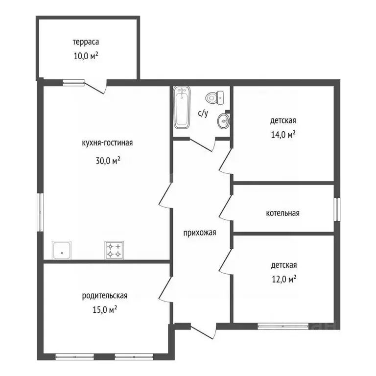 Дом в Башкортостан, Уфа городской округ, с. Нагаево ул. Салютная, 66 ... - Фото 2
