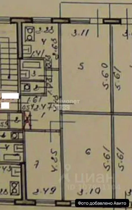 4-к кв. Липецкая область, Липецк 15-й мкр, 7 (61.4 м) - Фото 2