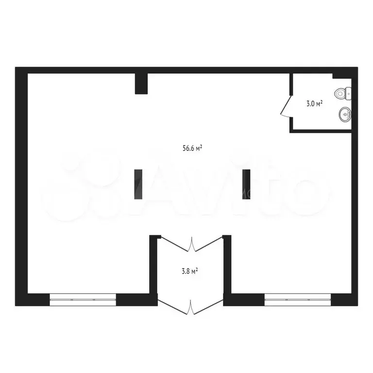 Продам помещение свободного назначения, 63.9 м - Фото 0