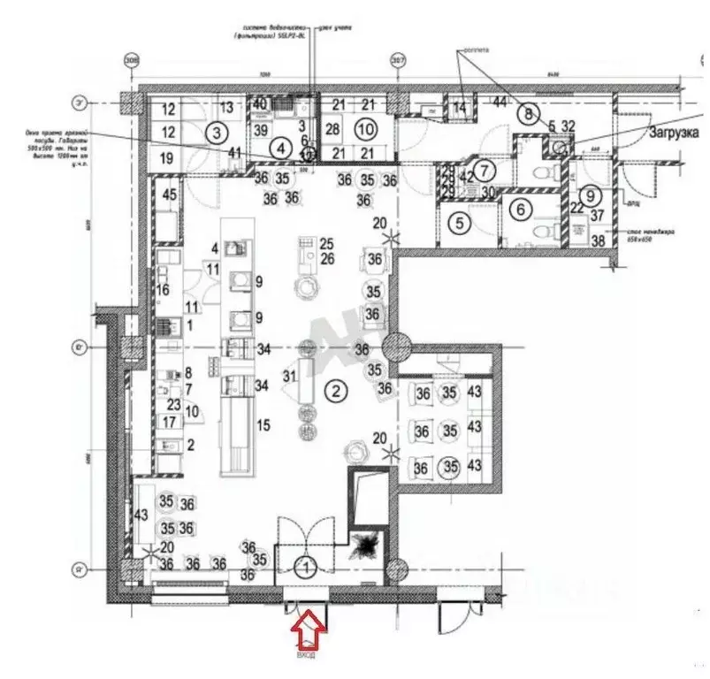 Помещение свободного назначения в Москва ул. Маши Порываевой, 34 (121 ... - Фото 2