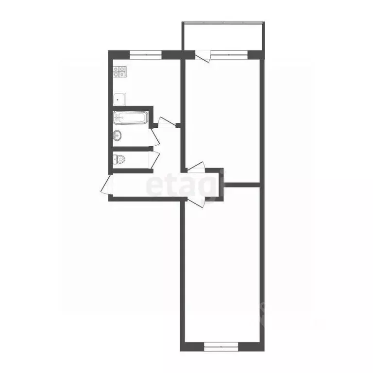 2-к кв. Смоленская область, Смоленск ул. Лавочкина, 38 (41.0 м) - Фото 1