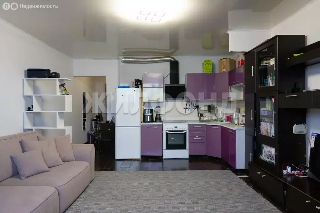 Квартира-студия: Новосибирск, улица Татьяны Снежиной, 45 (32.4 м) - Фото 1