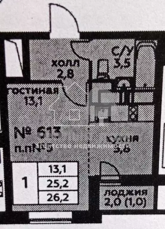 Квартира-студия, 25,5 м, 17/22 эт. - Фото 0