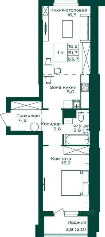 1-к кв. Алтай, Майминский район, с. Майма Алтайская ул., 2к5 (53.7 м) - Фото 1