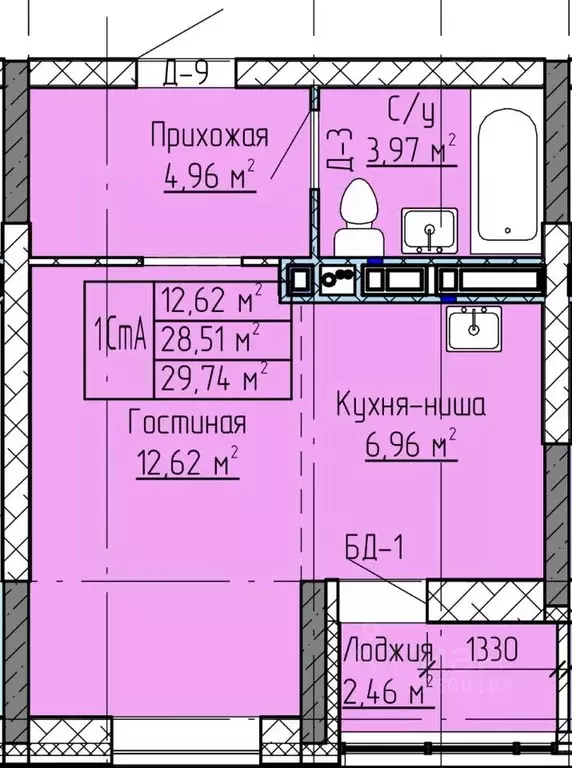 Студия Татарстан, Нижнекамск ул. Баки Урманче, 12 (29.74 м) - Фото 0