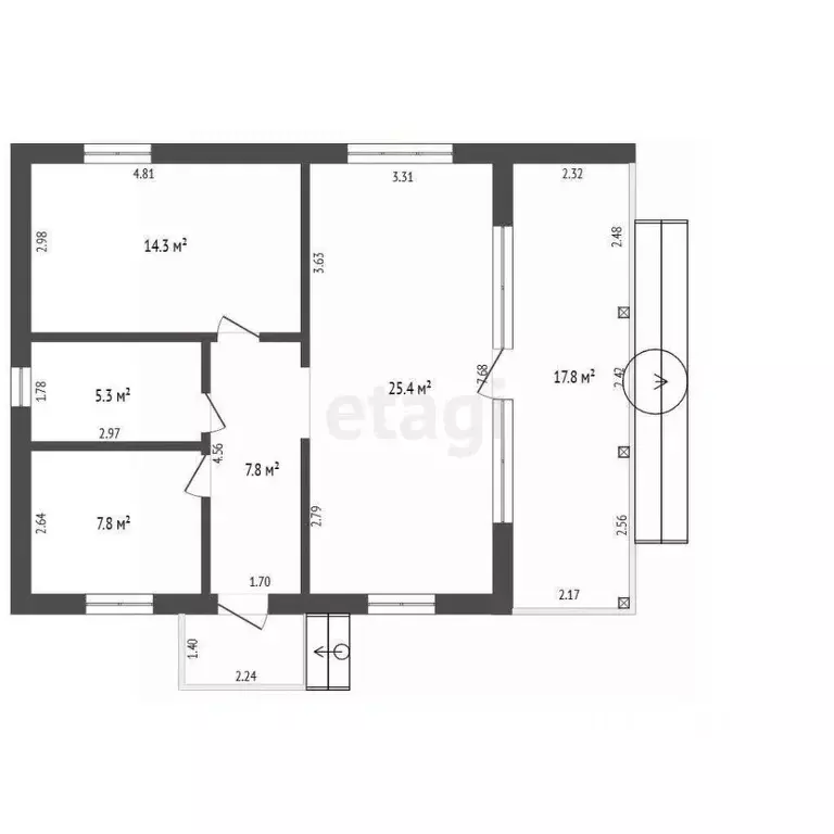 Дом в Калужская область, Калуга городской округ, д. Канищево ул. ... - Фото 2