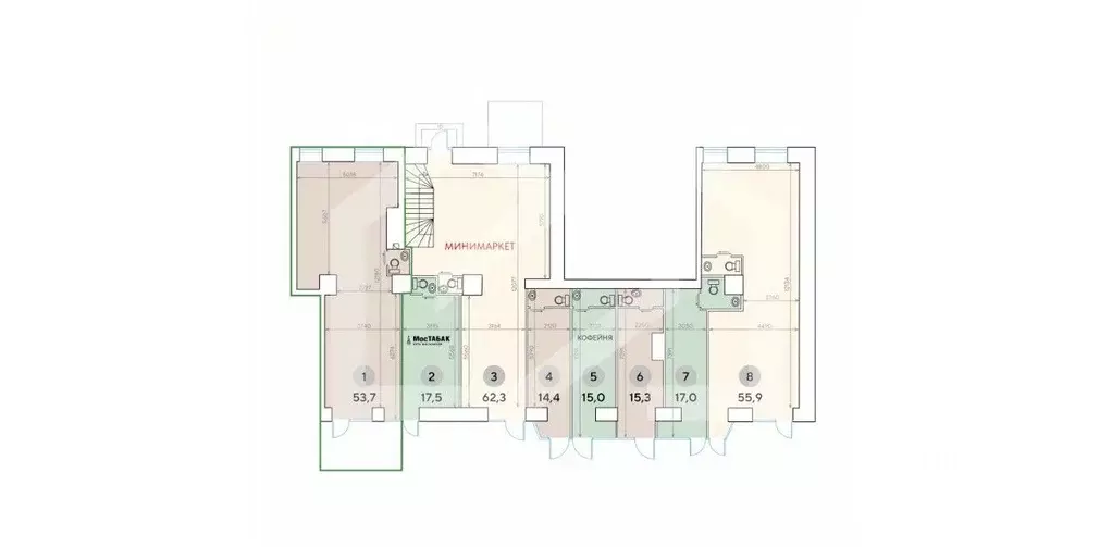 Помещение свободного назначения в Москва Ленинградский просп., 33К3 ... - Фото 2