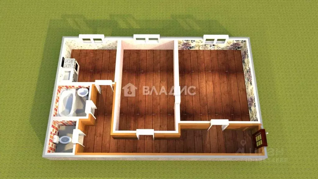 2-к кв. Иркутская область, Ангарск 61-й кв-л, 16 (53.0 м) - Фото 1
