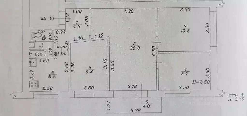 4-к кв. Краснодарский край, Анапа Новороссийская ул., 308 (61.0 м) - Фото 2
