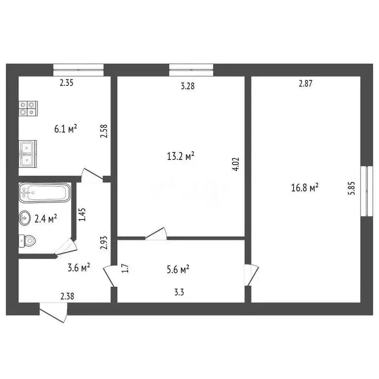3-комнатная квартира: Феодосия, улица Федько, 39 (88.5 м) - Фото 1