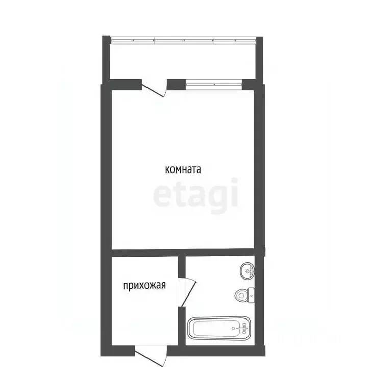Студия Воронежская область, Воронеж ул. Ломоносова, 84 (26.0 м) - Фото 2