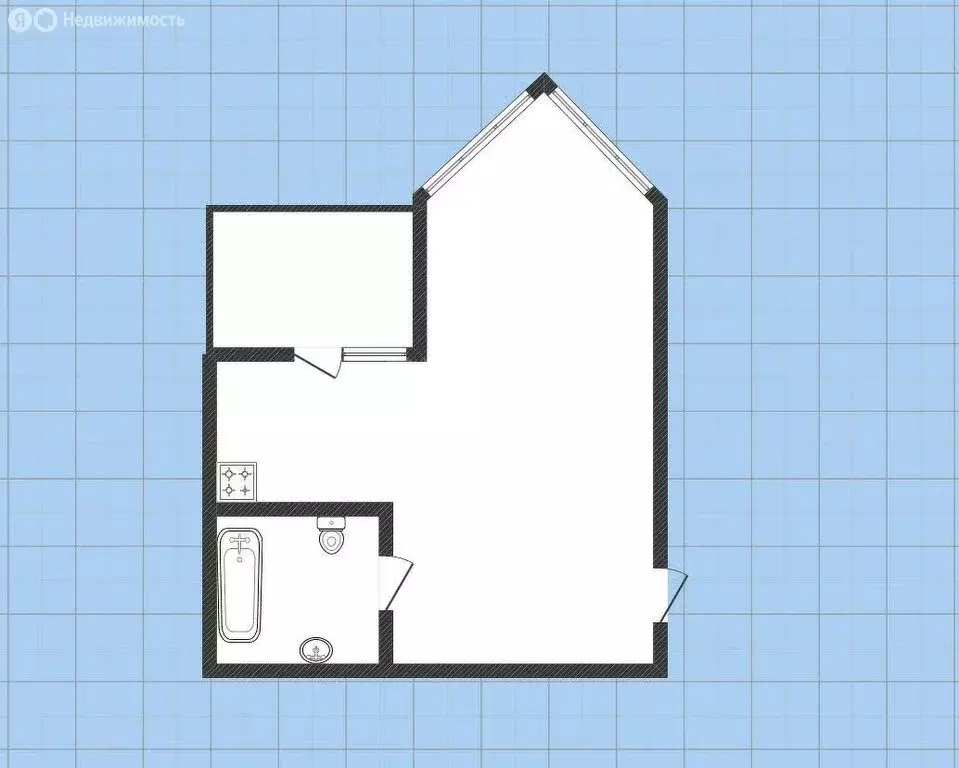 Квартира-студия: Лазаревское, улица Калараша, 64Б/2к1 (30.6 м) - Фото 0