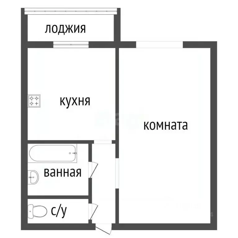 1-к кв. Курганская область, Курган Солнечный бул., 26к5 (38.8 м) - Фото 1