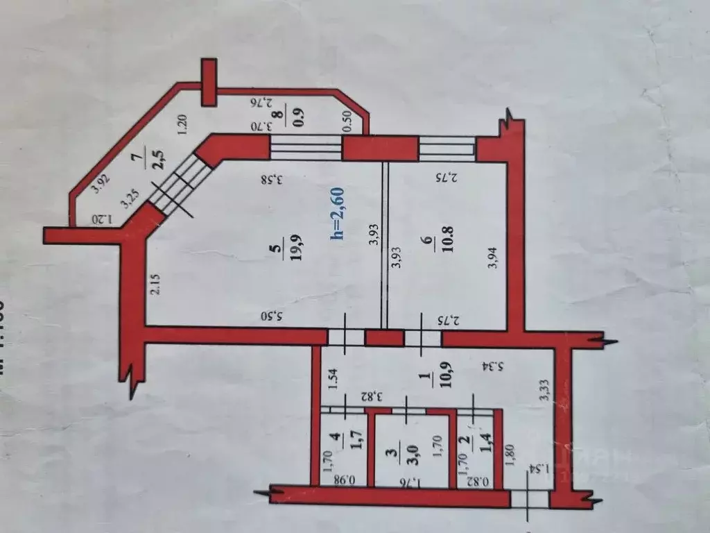 1-к кв. Башкортостан, Стерлитамак ул. Гоголя, 2Д (47.7 м) - Фото 1