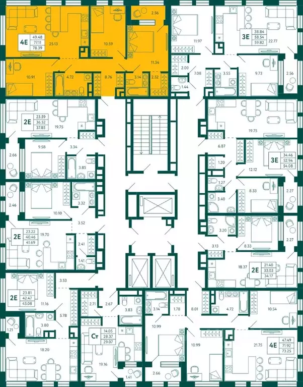 3-к кв. Башкортостан, Уфа Зеленая Роща жилрайон, Терле Парк жилой ... - Фото 2