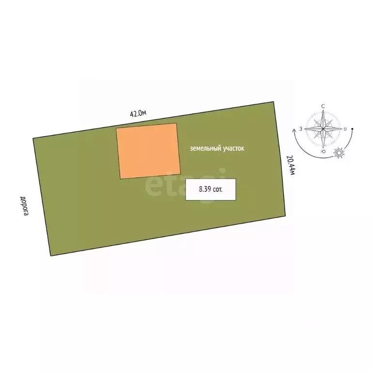 Дом в Крым, Сакский район, Ореховское с/пос, с. Михайловка ул. Ленина ... - Фото 2