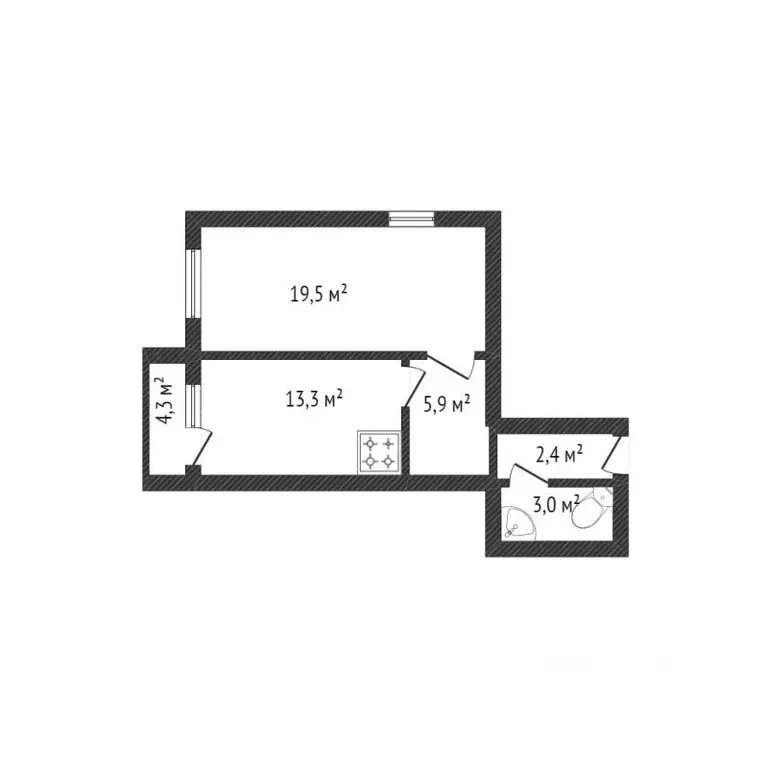 1-к кв. Краснодарский край, Новороссийск ул. Бориса Пупко, 8 (44.0 м) - Фото 2