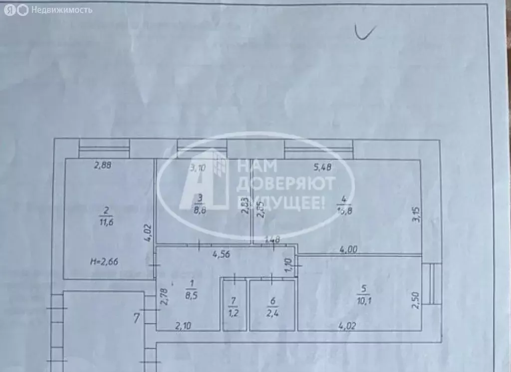 3-комнатная квартира: Чернушка, улица Францева, 10 (60 м) - Фото 1