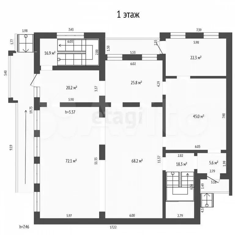 Продам помещение свободного назначения, 898.3 м - Фото 1