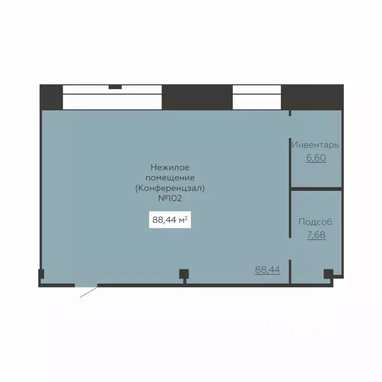 Помещение свободного назначения в Воронежская область, Воронеж ул. ... - Фото 2