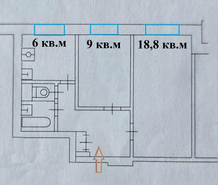 2-к кв. Москва Молдавская ул., 6 (44.3 м) - Фото 2