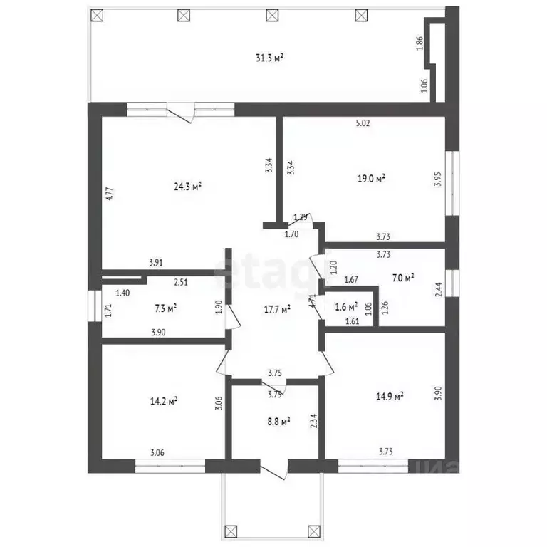 Дом в Ростовская область, Мясниковский район, Краснокрымское с/пос, ... - Фото 2
