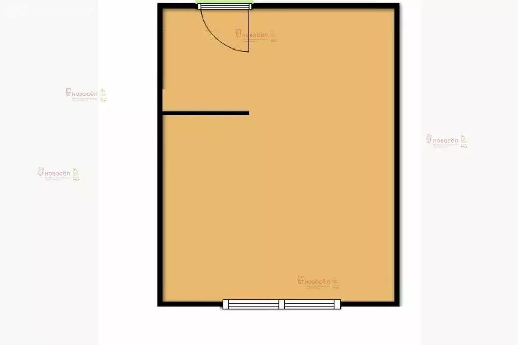 1к в -комнатной квартире (15 м) - Фото 1