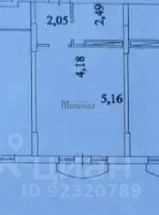 Студия Волгоградская область, Волгоград ул. Малиновского, 8 (29.4 м) - Фото 2