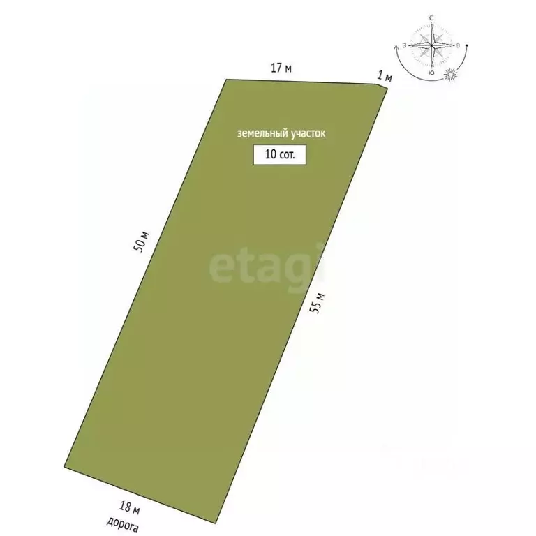 Участок в Саха (Якутия), Якутск Сергеляхское шоссе, 9-й км, 19 (10.0 ... - Фото 1