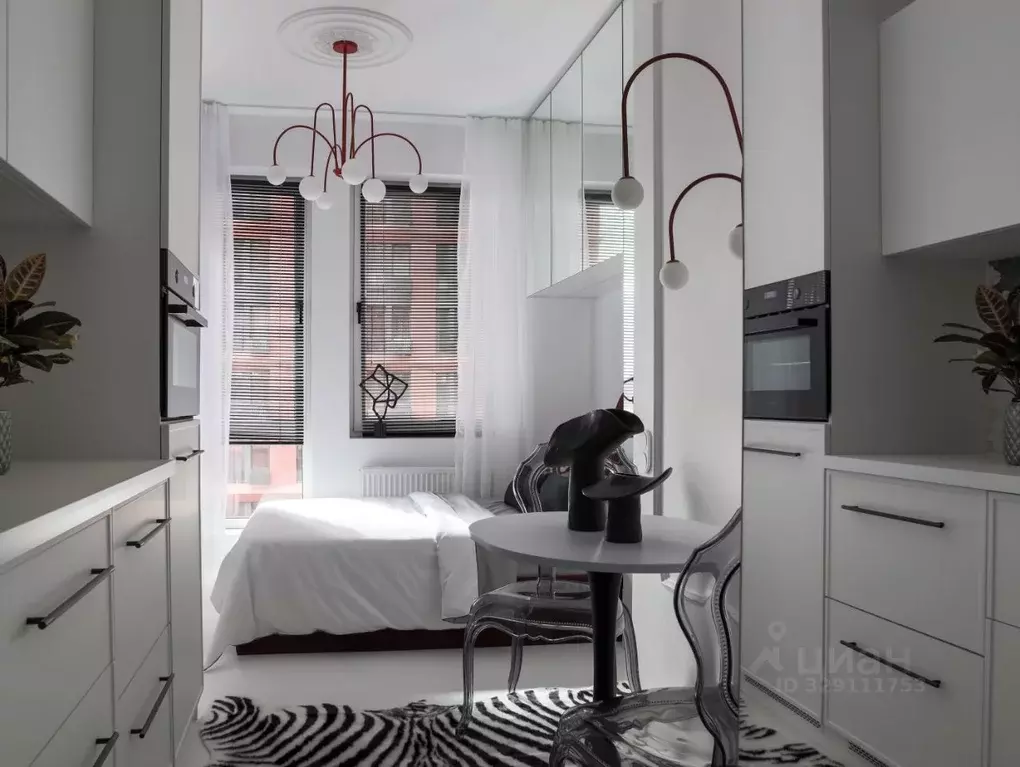 Студия Москва Новоостаповская ул., 20 (19.0 м) - Фото 2