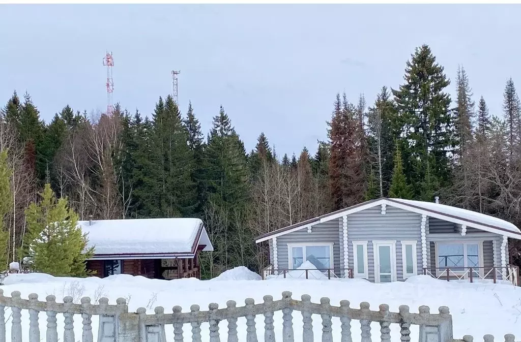 Коттедж в Пермский край, Добрянский муниципальный округ, д. Бесово ул. ... - Фото 1